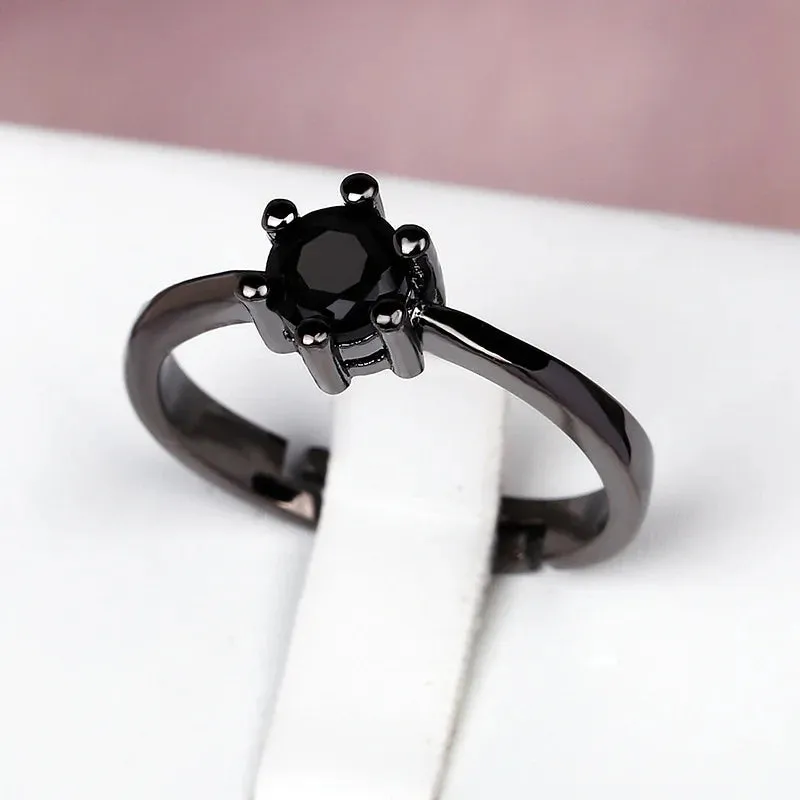 925 Silver Dainty Pink Six Claws Oval Crystal Ring for Women Simple Style Engagement Ring Love Ring Ladys Fashion Wedding Rings