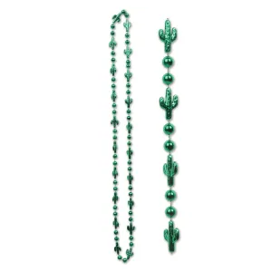 Cactus Bead Necklaces (6 per Package)