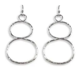 Earrings - Double Circle