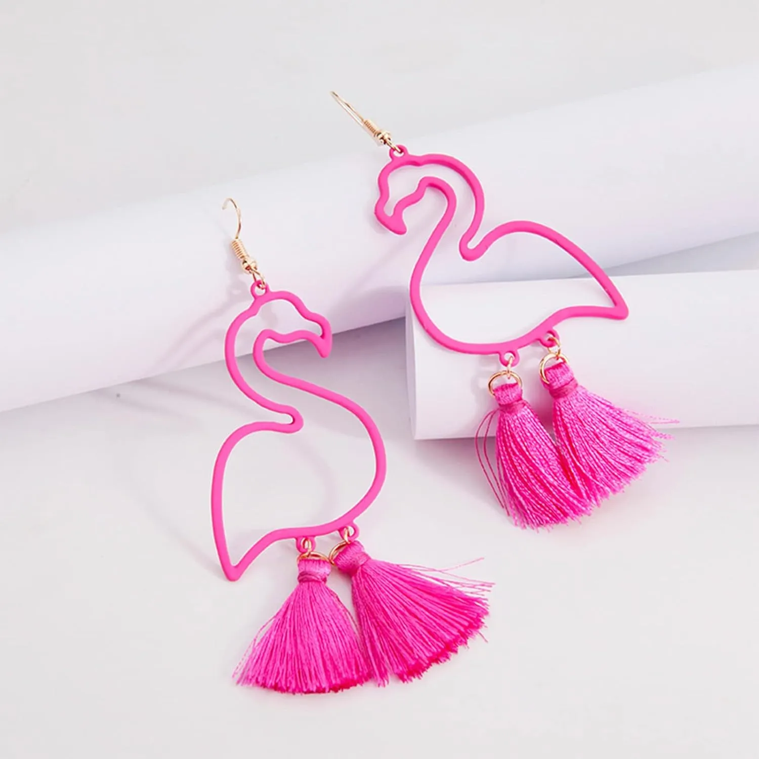 Flamingo Earrings Boho Earrings Flamingo Drop Dangle Earrings