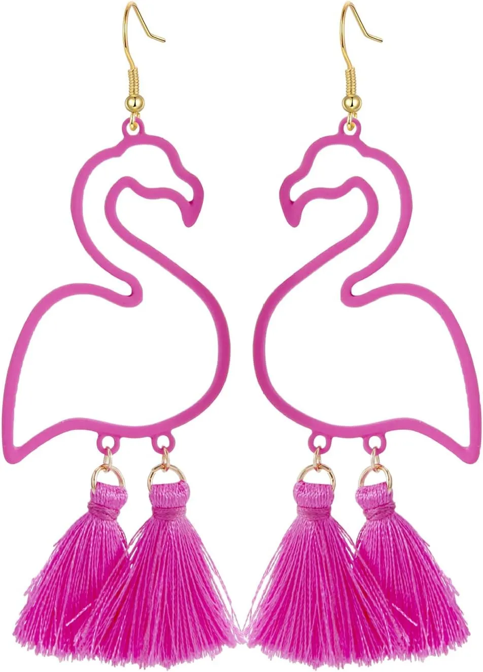 Flamingo Earrings Boho Earrings Flamingo Drop Dangle Earrings