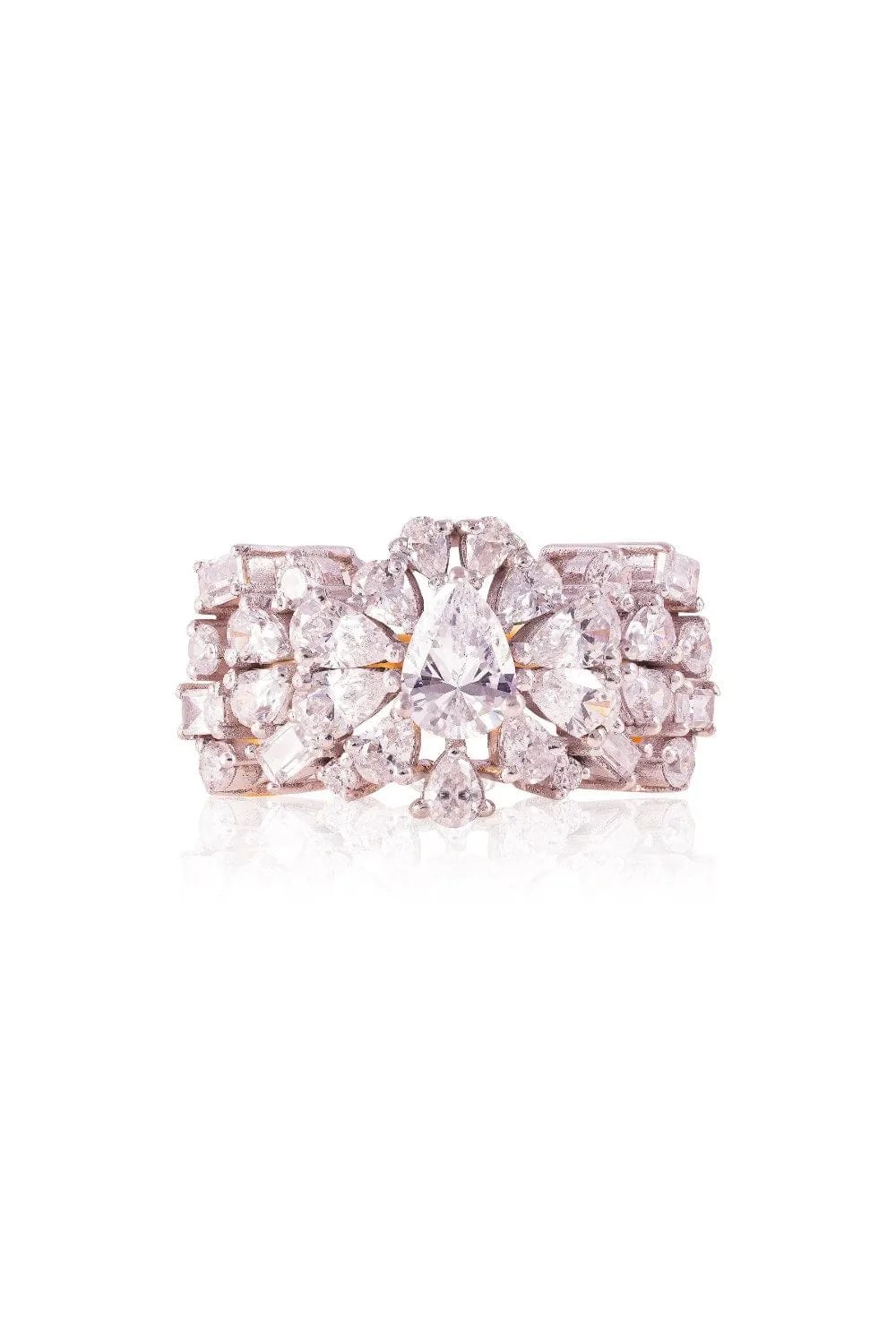 Glittering Horizon Ring