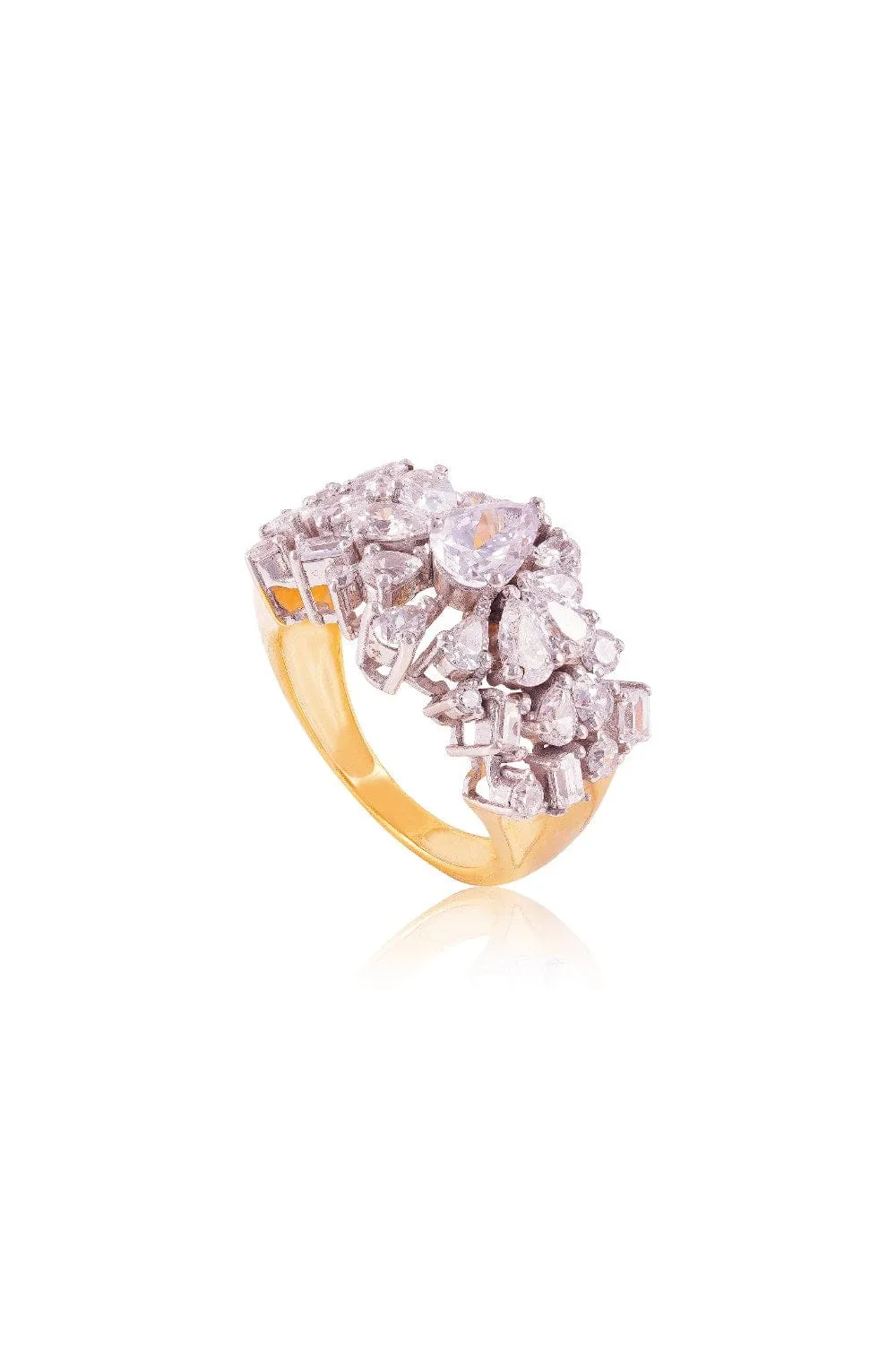 Glittering Horizon Ring