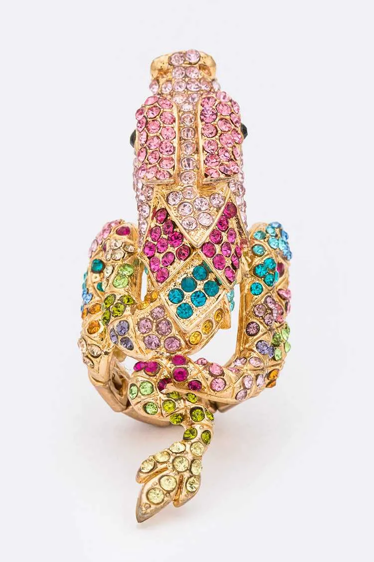 Iconic Dragon Crystal Stretch Ring