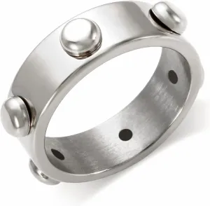 JINHUI Rings for Women, 18K Gold Plated Rivets Thick Womens Stacking Rings for Wedding Anniversary, Statement, Friendship Classic