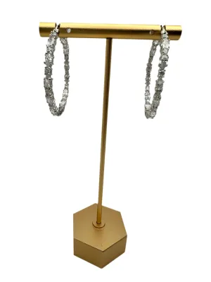 Marquise Hoop Earrings