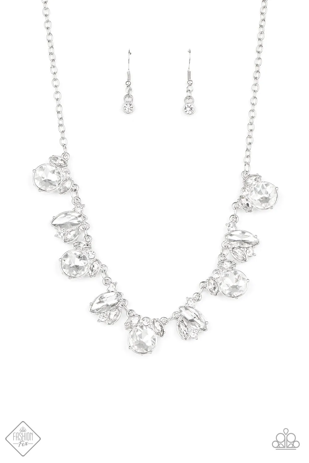 Necklaces BLING to Attention - White N367