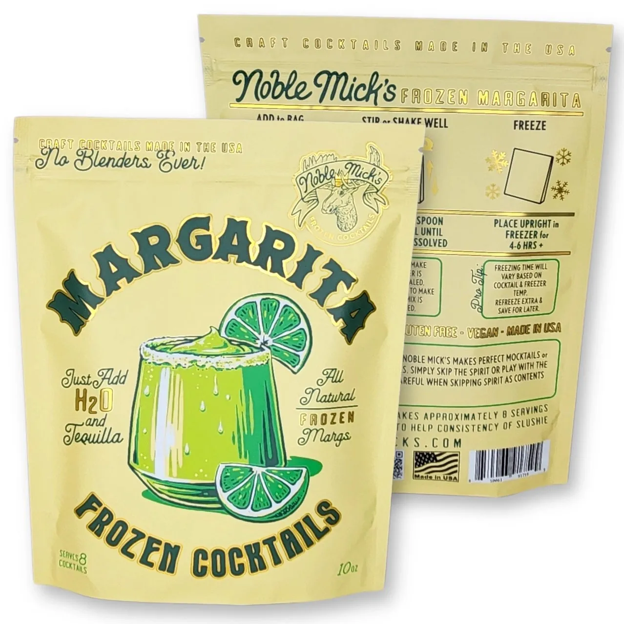 Noble Mick's Margarita Frozen Cocktail Bag