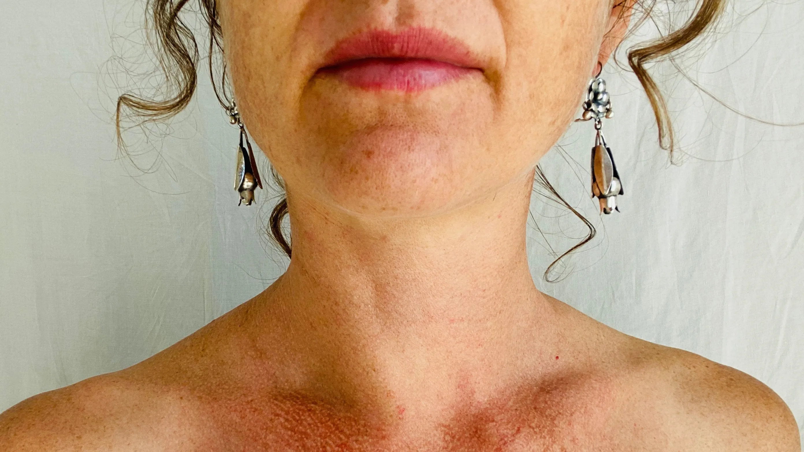 Oaxacan Earrings. Pomegranates. Sterling Silver. Mexico. Frida Kahlo