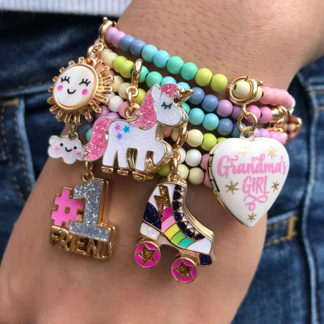 Pastel Stretch Bead Bracelet