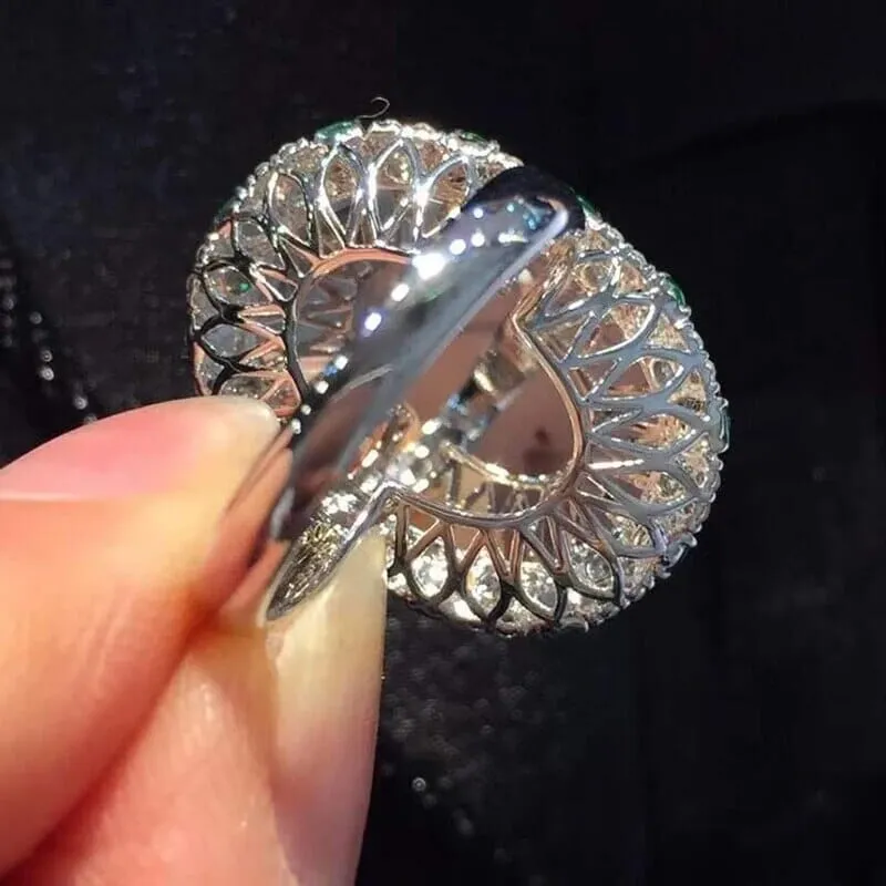Red Chalcedony Oval Resizable Ring