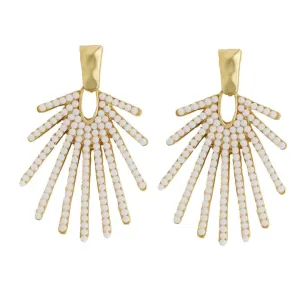 Sunburst Statement Drop Earring